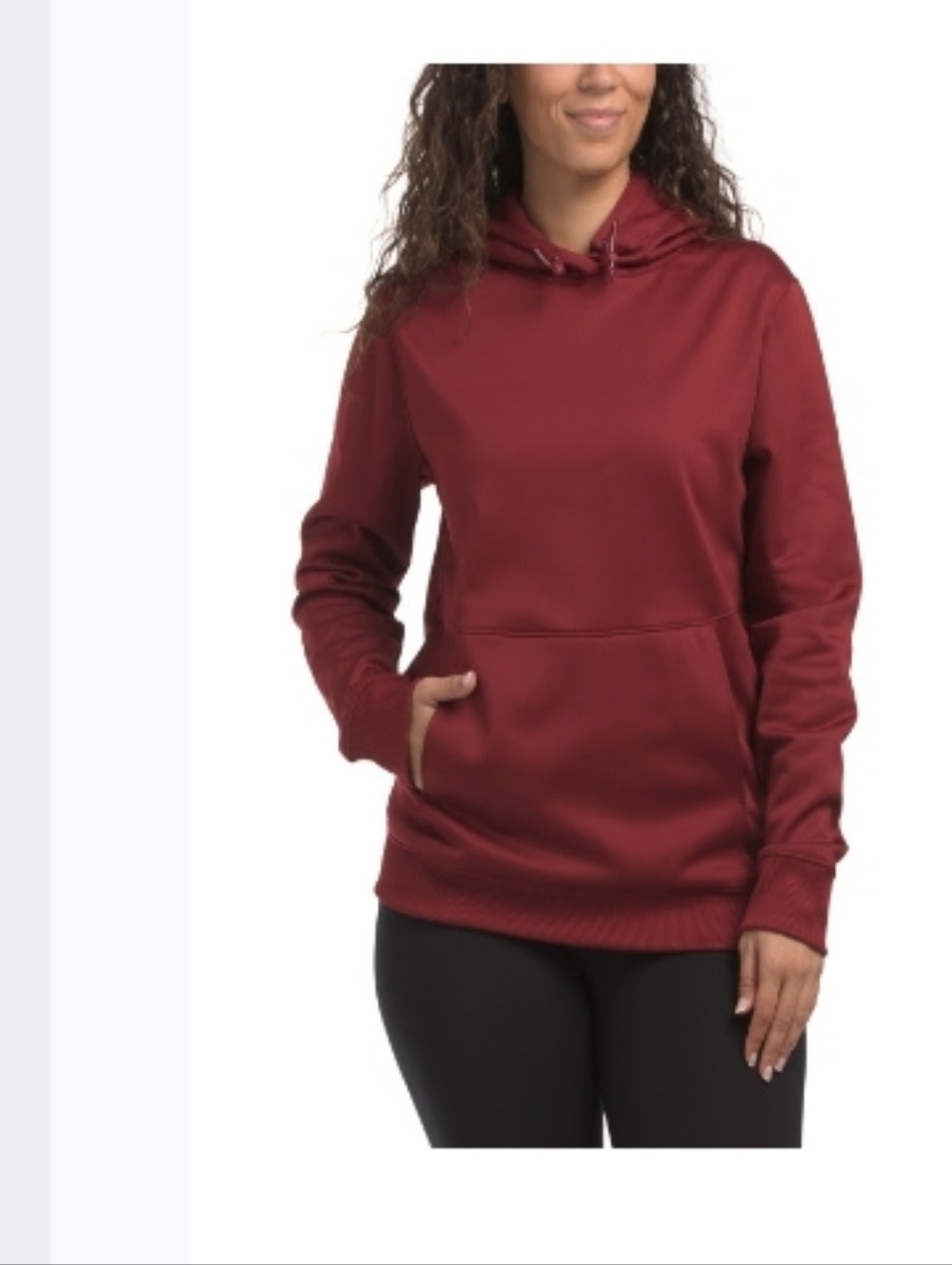 NWT Under Armour Storm Fleece Hoodie■ Maroon Pullover Hoodie Size S/M